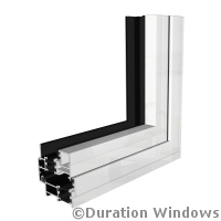 Black on White KL9010 Gloss on KL9005 Matt